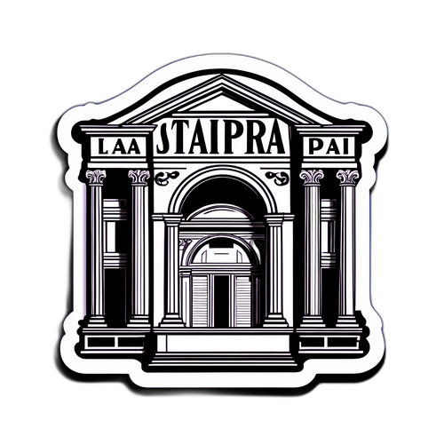 Sticker Minimalista 'La Stampa'
