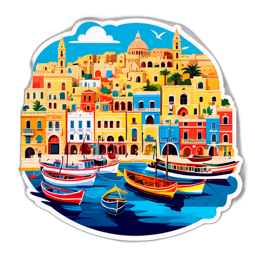 Vibrerende gateliv på Malta