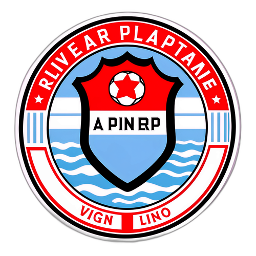 Adesivo Vintage do River Plate