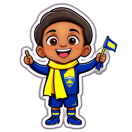 Χαρμόσυνος φιλάθλος ποδοσφαιρικής ομάδας