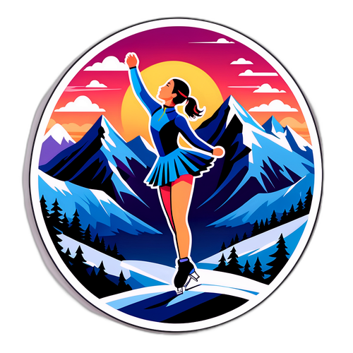 Фігуристка з натхненням