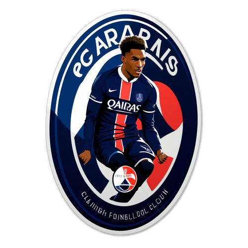 Nhãn dán cho đội bóng Paris Saint-Germain