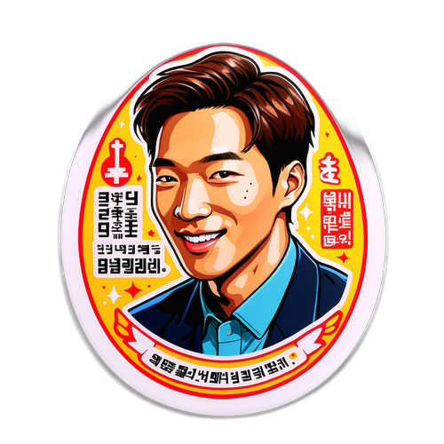 김영광의 업적을 기념하는 감동적인 문구 스티커