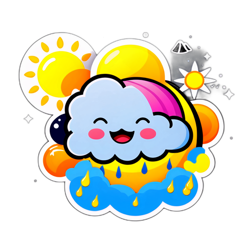 SSticker Cuaca Ceria Jogja