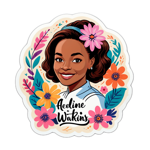 Inspirerande klistermärke av Adeline Watkins
