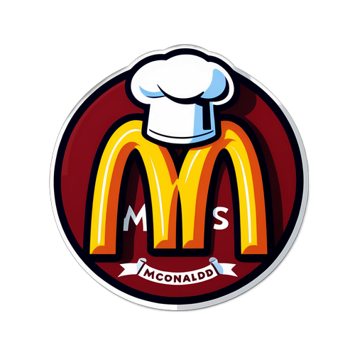 McDonald's étterem logó kreatív formában