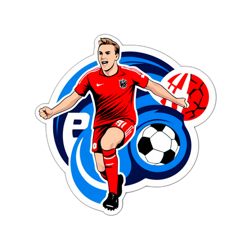 Aftonbladet sportlogotyp med en dynamisk spelare som firar ett mål