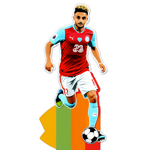 Dribbelende Passie: Sofiane Boufal Sticker