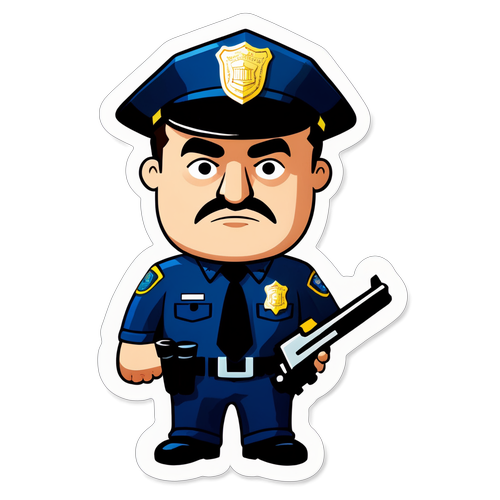 Humorně ilustrovaný policista - Špatný policajt