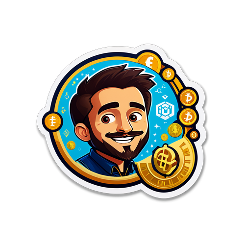 Faruk Fatih Özer Dijital Para Temalı Sticker