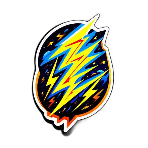 Sticker inspiré par la puissance