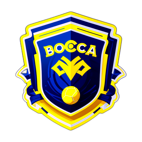Sticker de celebración del resultado de Boca