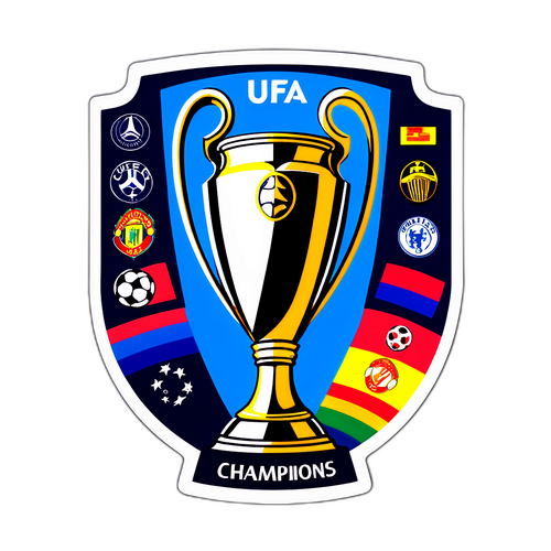 歐洲冠軍聯賽主辦杯獎盃貼紙