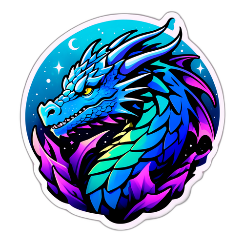 Un dragon endormi aux écailles scintillantes