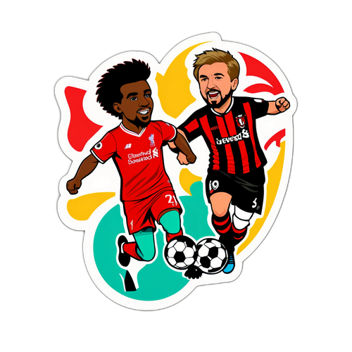 Masiglang Sticker ng Liverpool at Bournemouth
