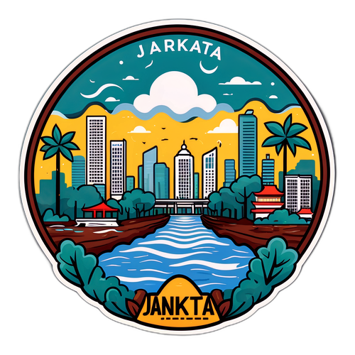 Desain Stiker Ketahanan Jakarta