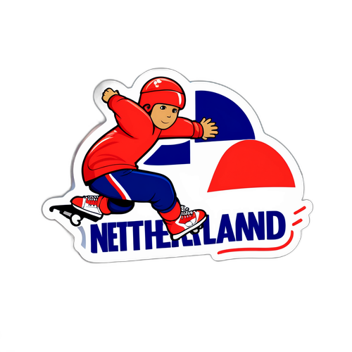 Team Nederland Sticker
