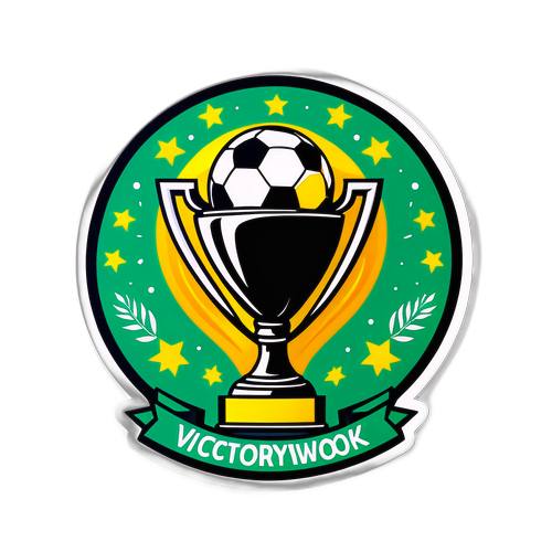 Sticker Inspirasi Trofi Bola Sepak