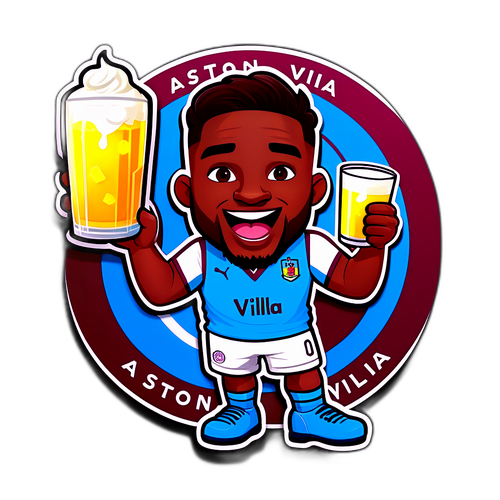 สติกเกอร์แฟนบอลแอสตัน วิลล่า
