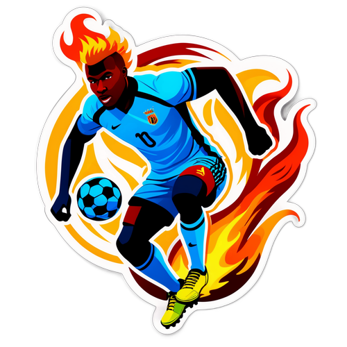 Abdoulie Manneh Målgörande Sticker