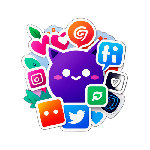 Vriendschap en Trends Sticker