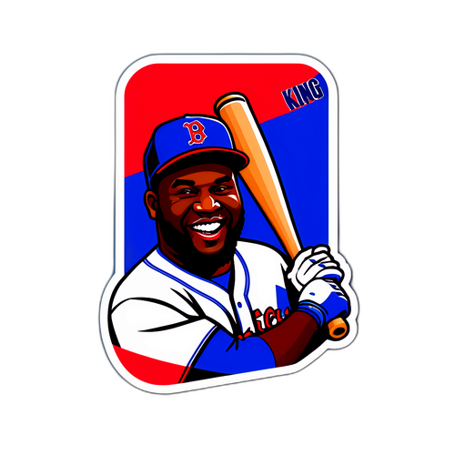 David Ortiz 'King of Clutch' Sticker