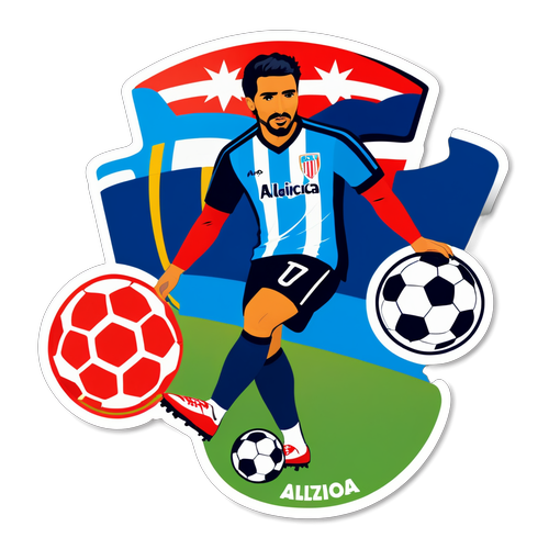 ¡Desata tu Pasión Futbolera! La Magia de Melgar y Alianza Atlético Capturada en un Sticker Vibrante