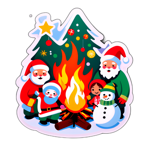 Malikhaing Pang-Pasko Na Sticker