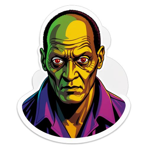 Reka Bentuk Sticker Dramatis Tony Todd