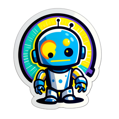 Sticker Robot Nghĩ Ngợi