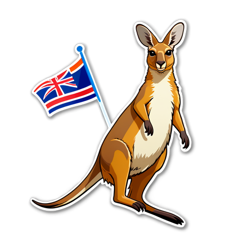 Eurovision Kangaroo Klistermärke