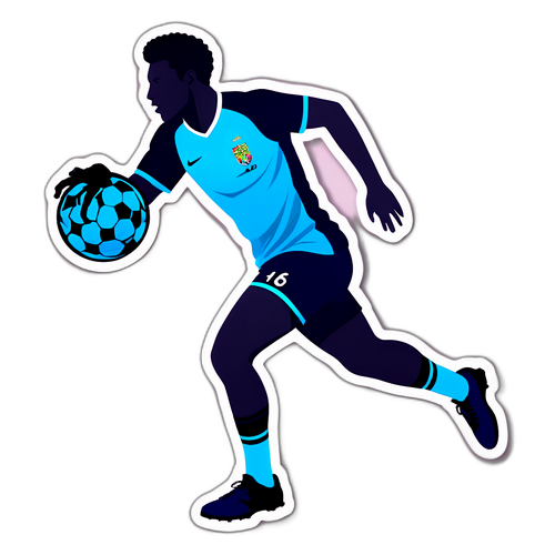 Futbolcu Silueti: Heyecan Dolu Anlar