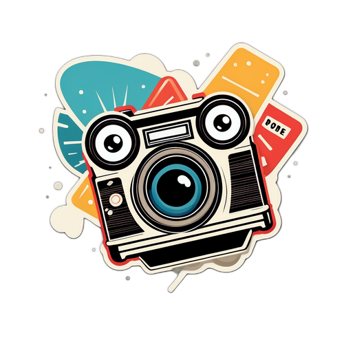 Retro Cinema Sticker