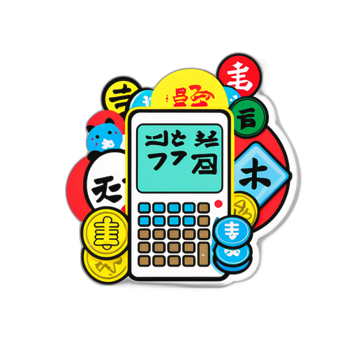 日本海關稅務主題貼紙