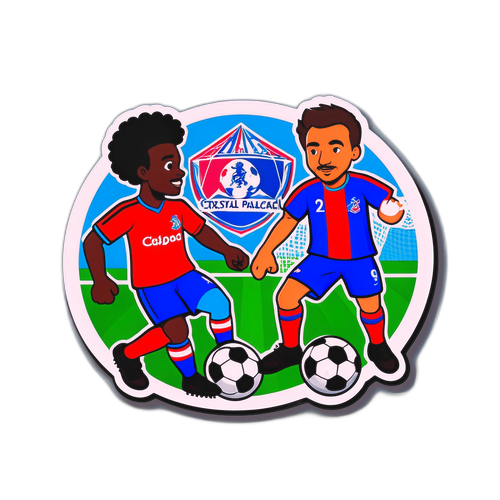 Sticker Ceria Perlawanan Crystal Palace vs AZ Alkmaar