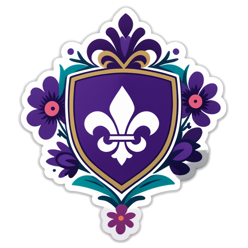 Sticker ya Nembo ya Fiorentina