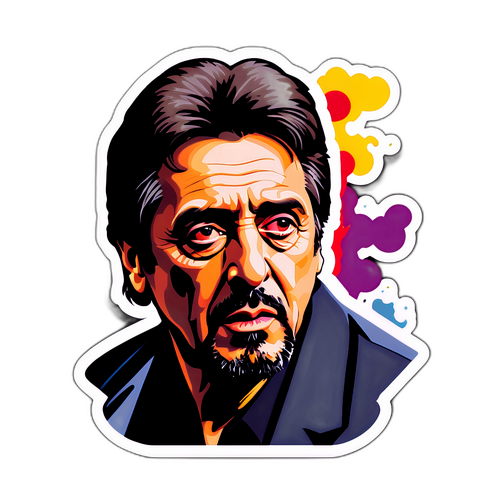 Retrato de Al Pacino en acción