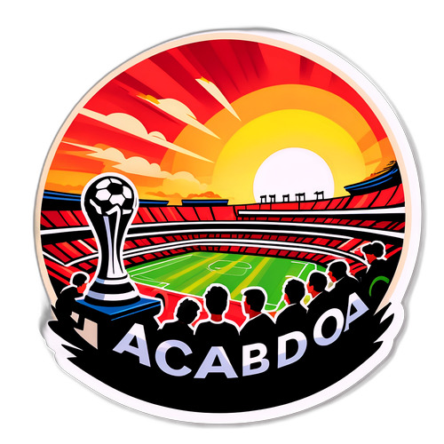 Retro Copa Libertadores Match Sticker