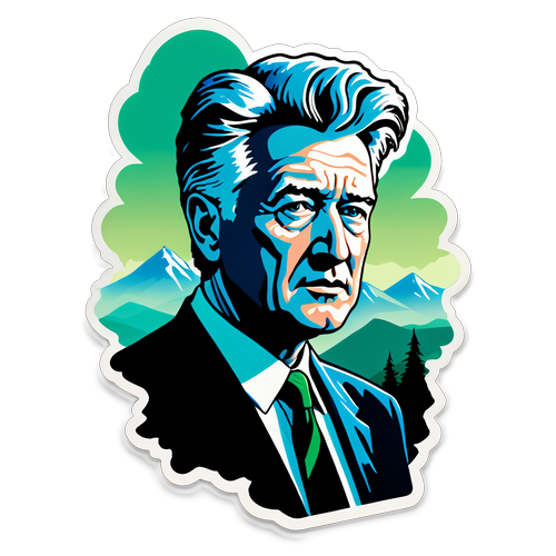 David Lynch stílusos portréja a Twin Peaks tájjal