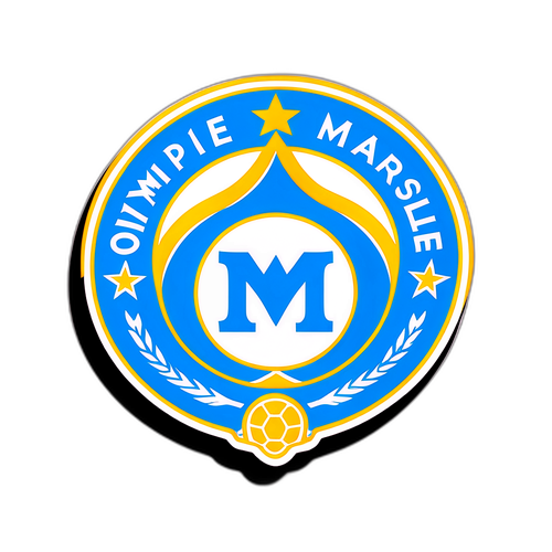 Дизайн зі знаком Олімпіка Марсель, що підкреслює їхню унікальну історію та досягнення