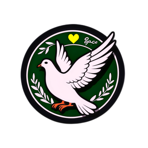 Sticker ya Umoja na Amani