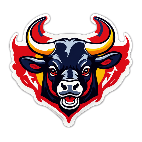 Inilah Stiker Menggugah Semangat Red Bull Salzburg: Perpaduan Energi Banteng dan Musik yang Memikat!