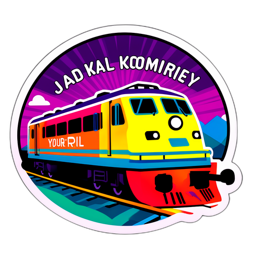 Stiker Kereta Berwarna Cerah