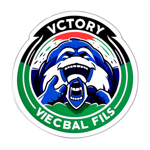 Emocje zwycięstwa na boisku piłkarskim