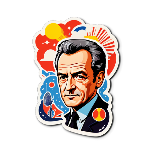 Sticker hommage à Jean-François Kahn