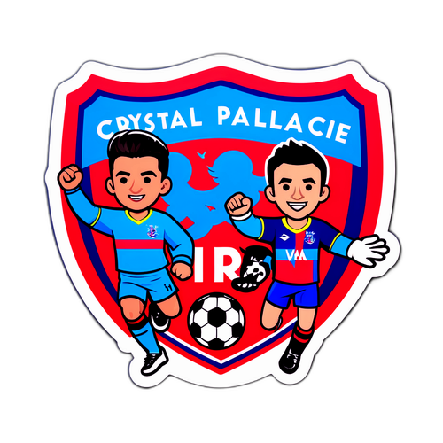 Nálepka inspirovaná Crystal Palace versus Zrinjski Mostar