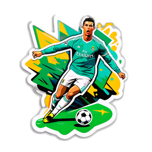 Fußballmotiv mit Cristiano Ronaldo