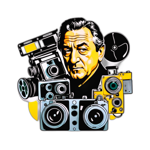 Sticker van Robert De Niro met iconische blik