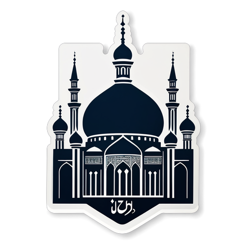 Entdecke den IZH Sticker: Ein Meisterwerk der islamischen Architektur für deine Identität!