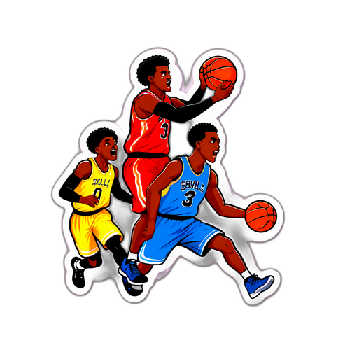 Ação em Jogo de Basquete